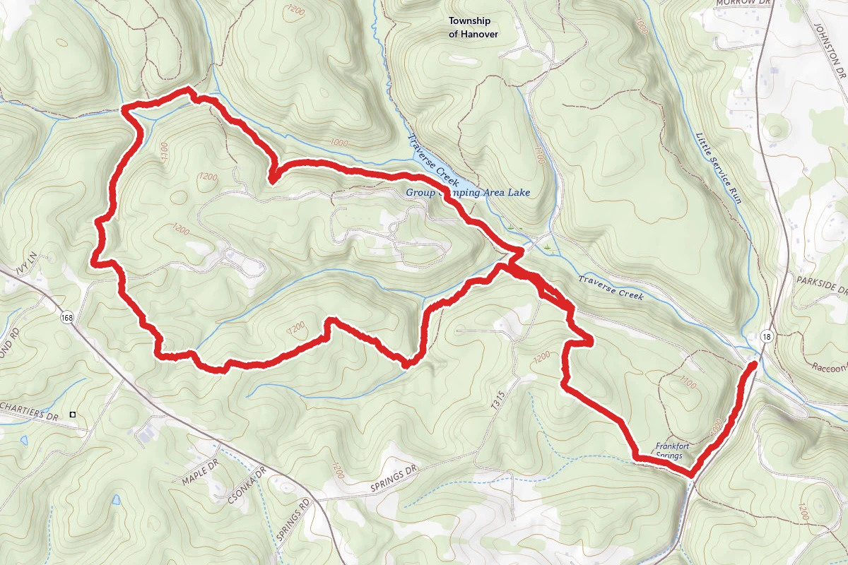 Heritage Trail and Camp Trail Loop