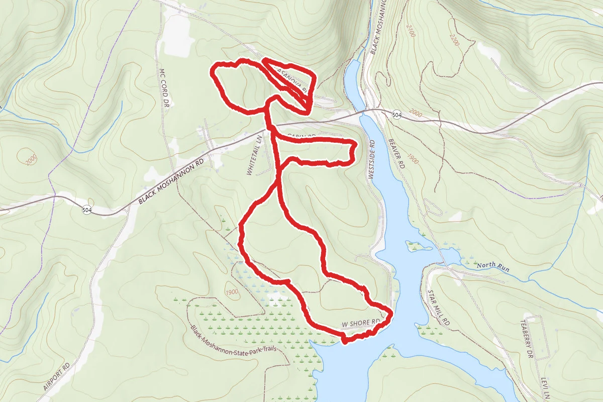 Sleepy Hollow Trail to Indian Trail to Hayroad Trail Loop