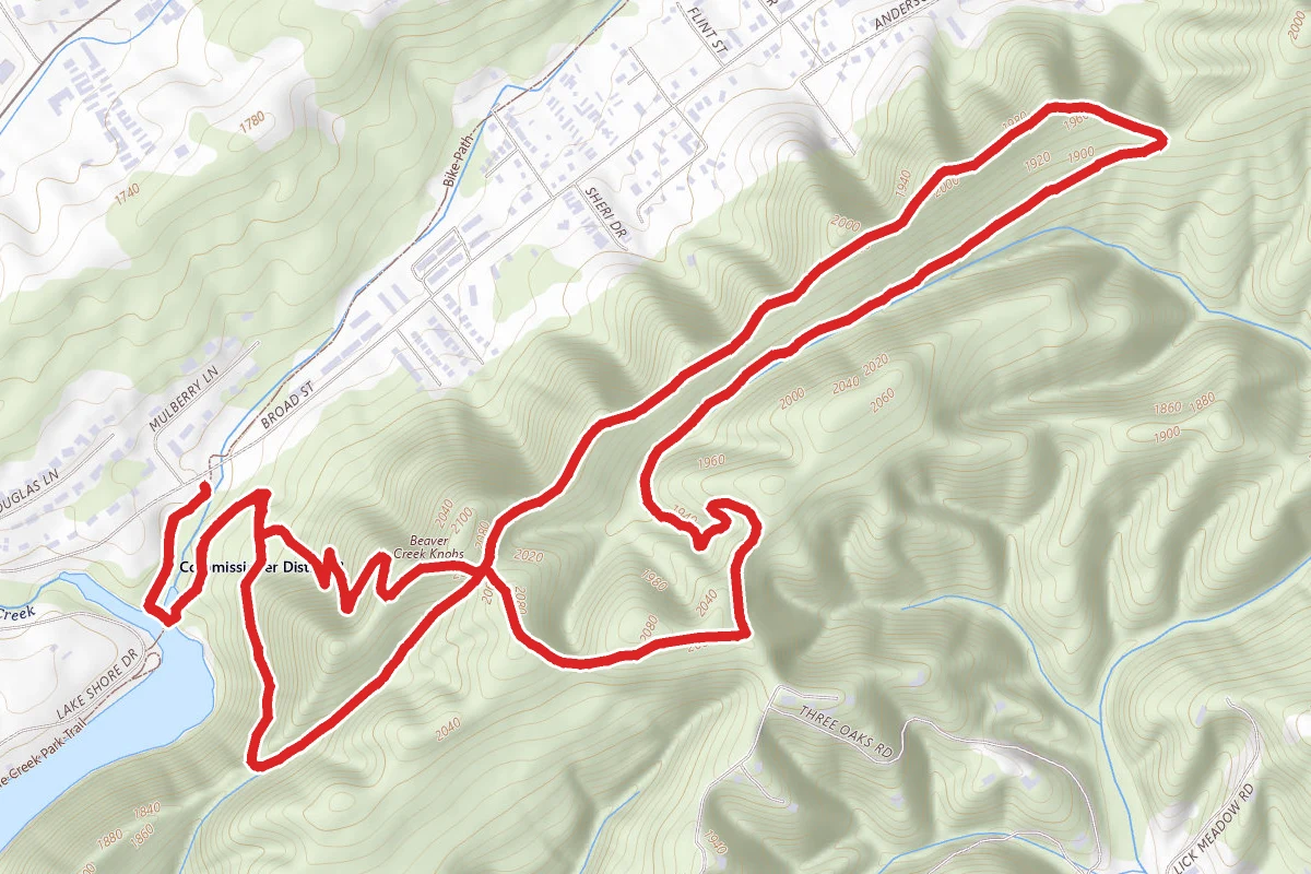 Sinks Way Trail to East Ridge Trail Loop