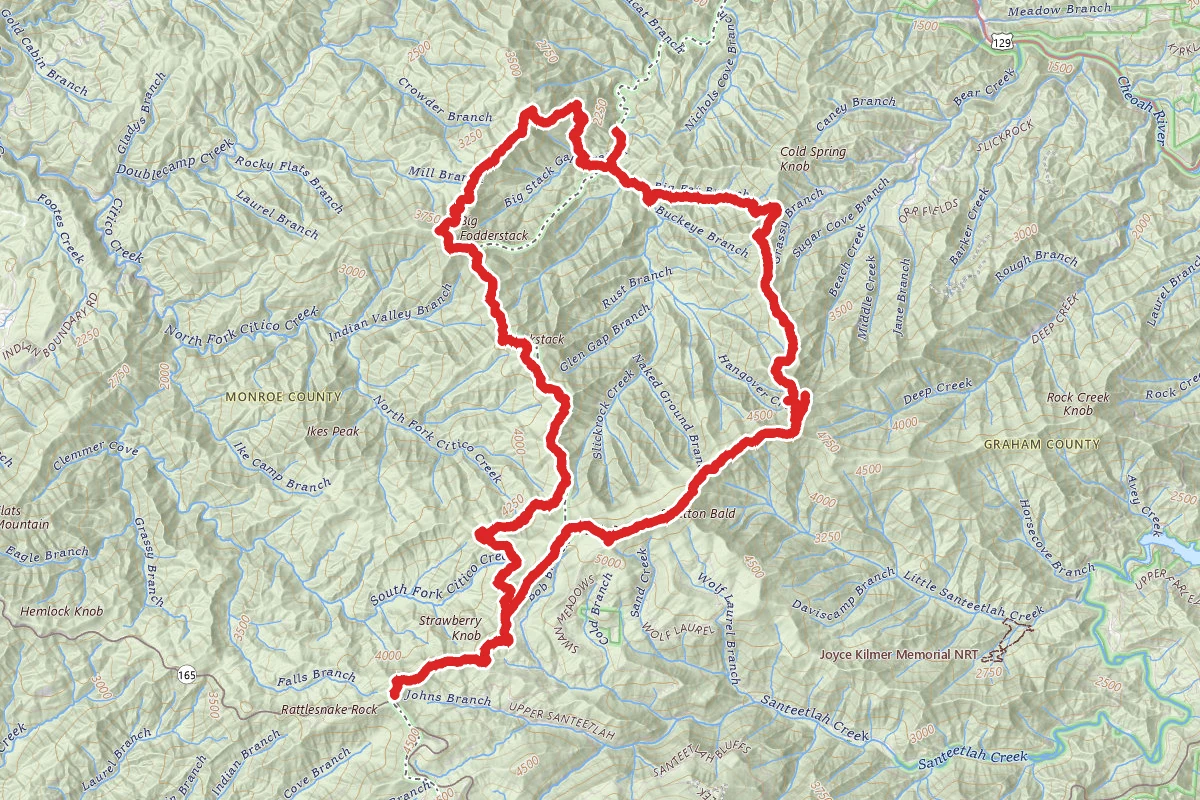 Slickrock and Citico Wilderness Loop