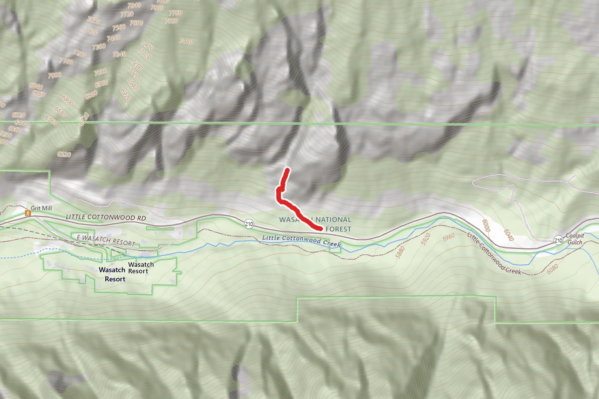 Climbing in Little Cottonwood Canyon Dihedrals Area