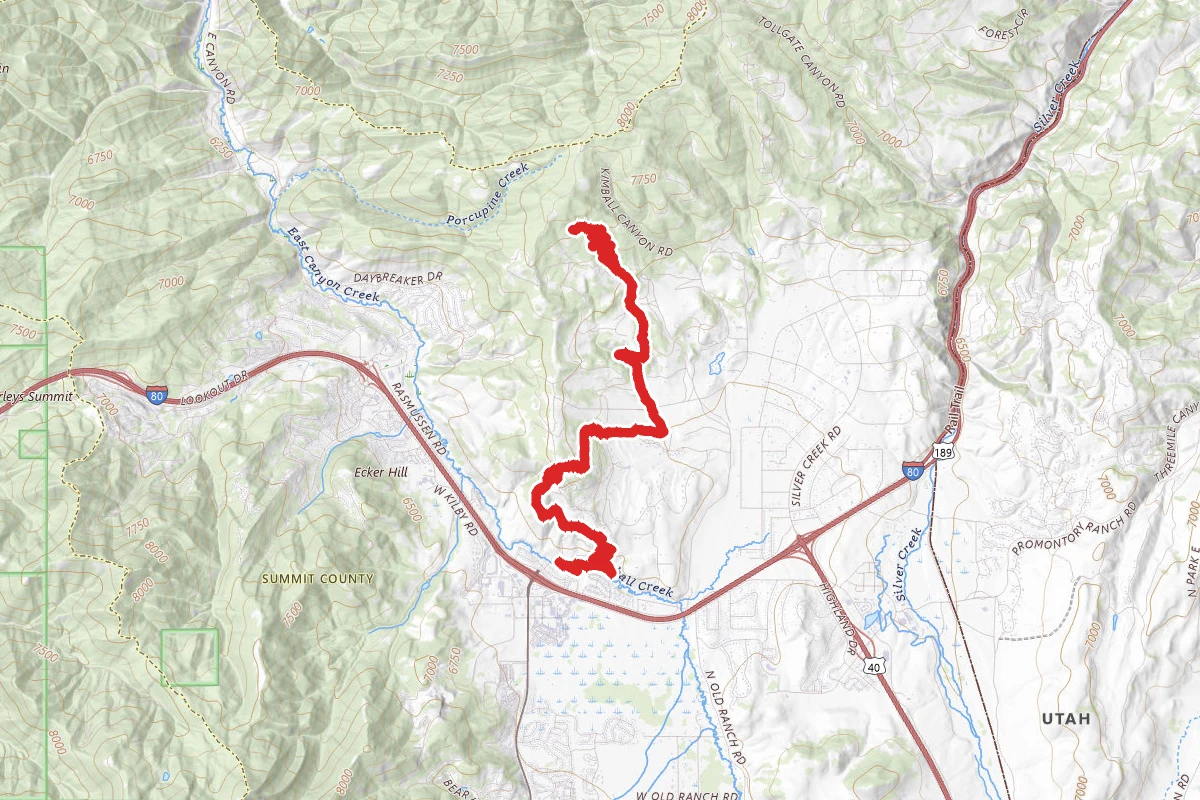 Glenwild to Flying Dog Trail