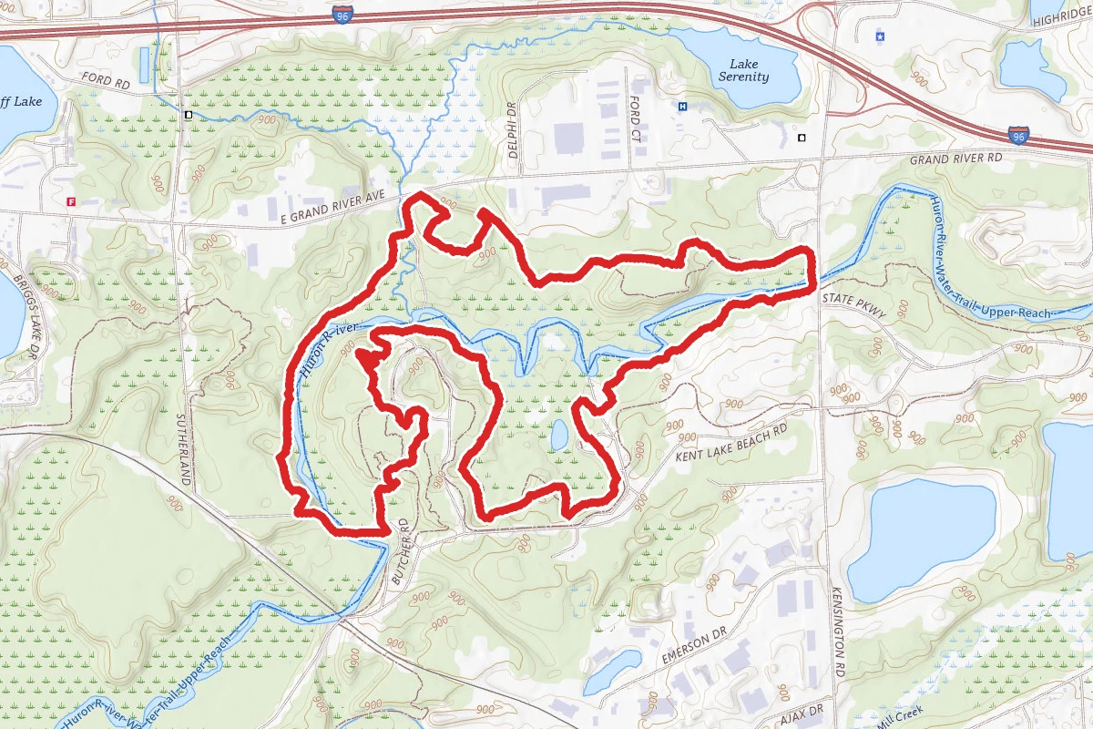 Island Lake Yellow Trail Loop