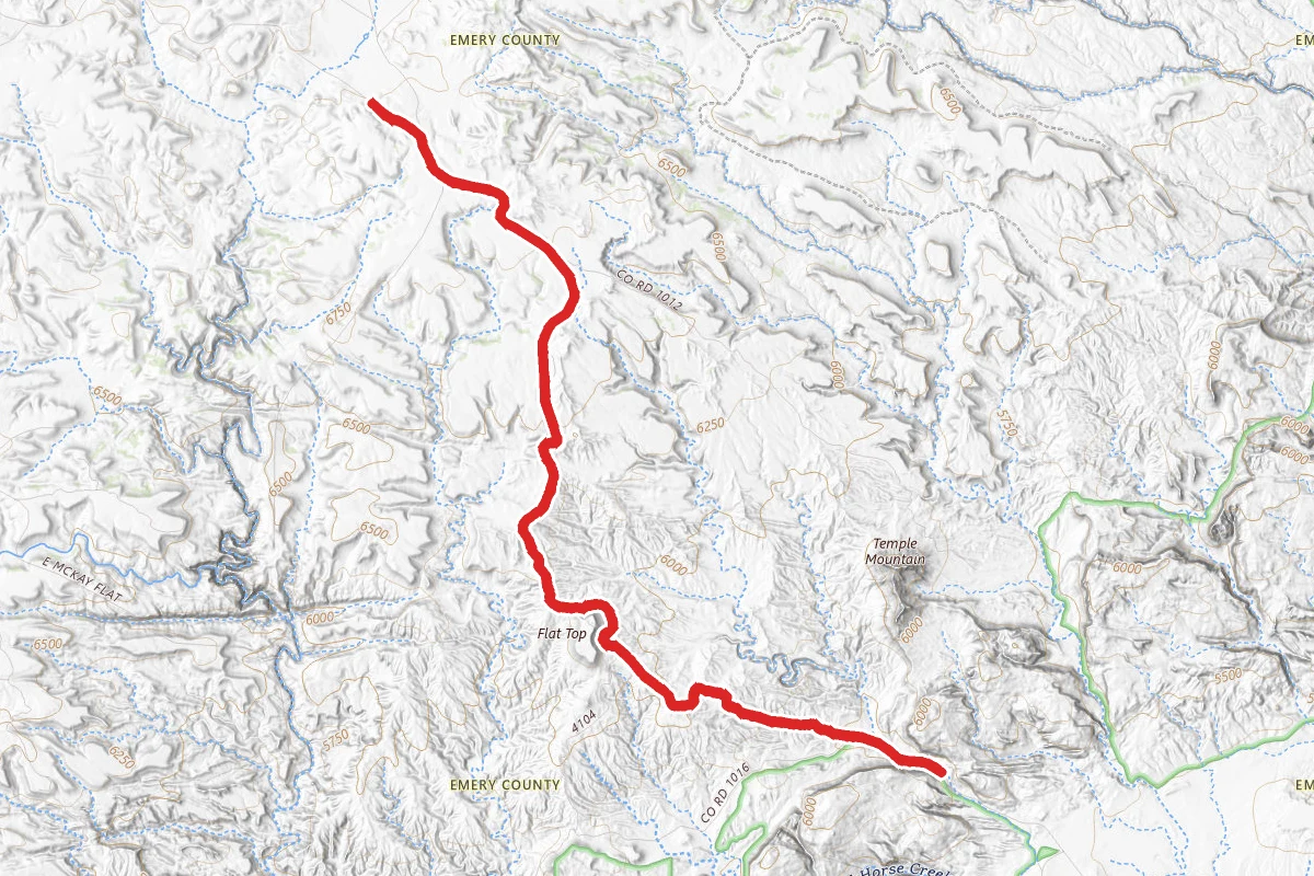 Temple Mountain Trail