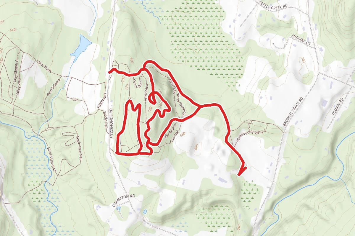 Americana and Mobbs Hill Loop