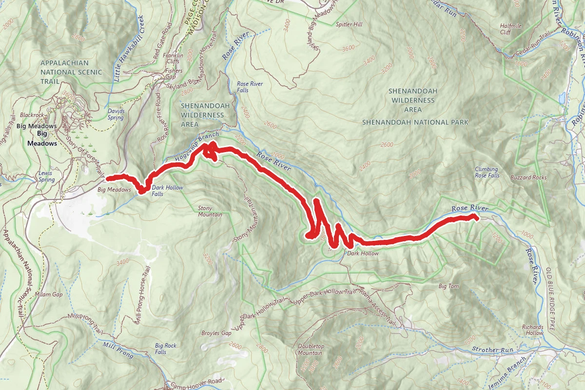 Rose River Fire Road