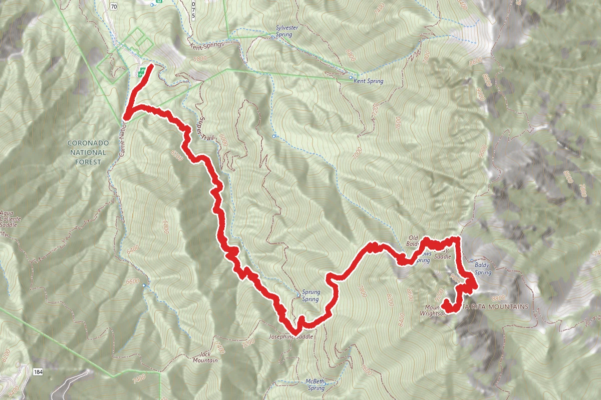 Mount Wrightson via Old Baldy Trail