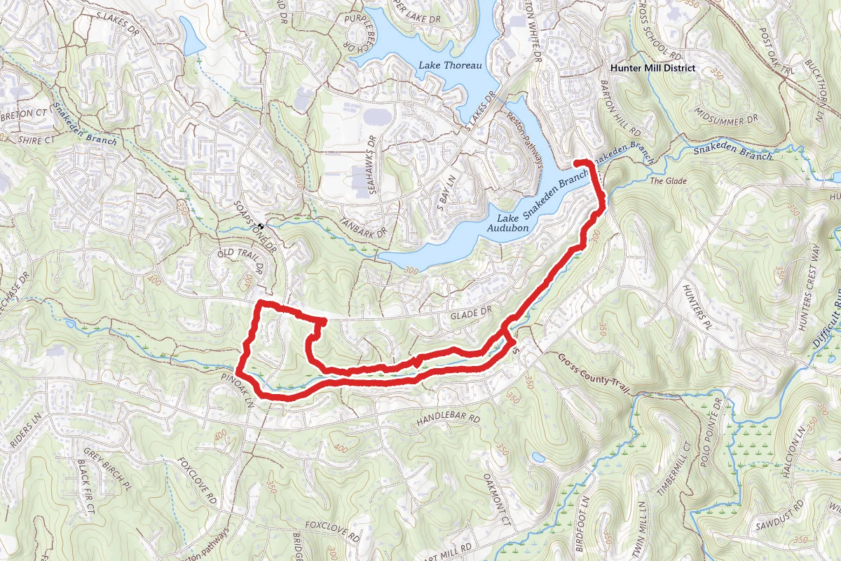 Lake Audubon and Glade Stream Loop