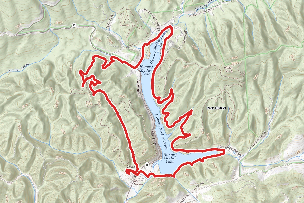 Clyburn Hollow and Lake Trail Loop