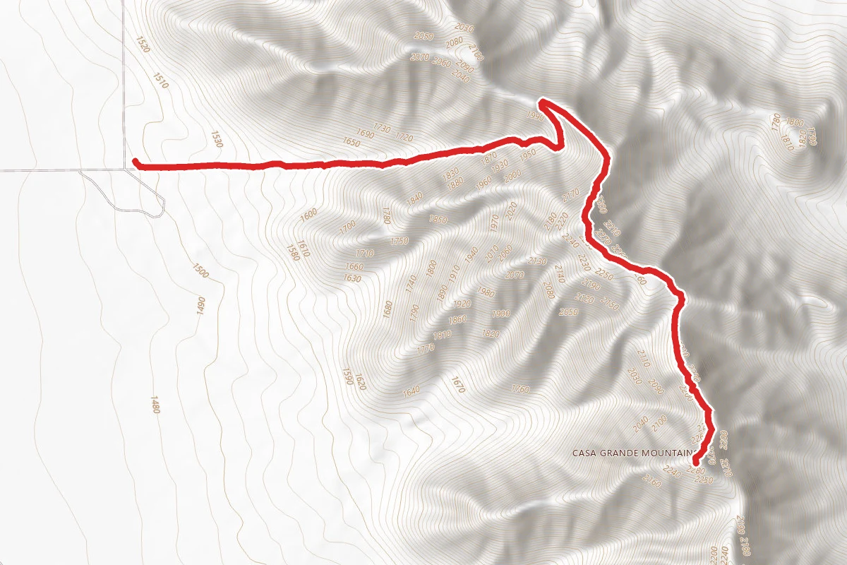 Casa Grande Mountain Radio Tower Trail