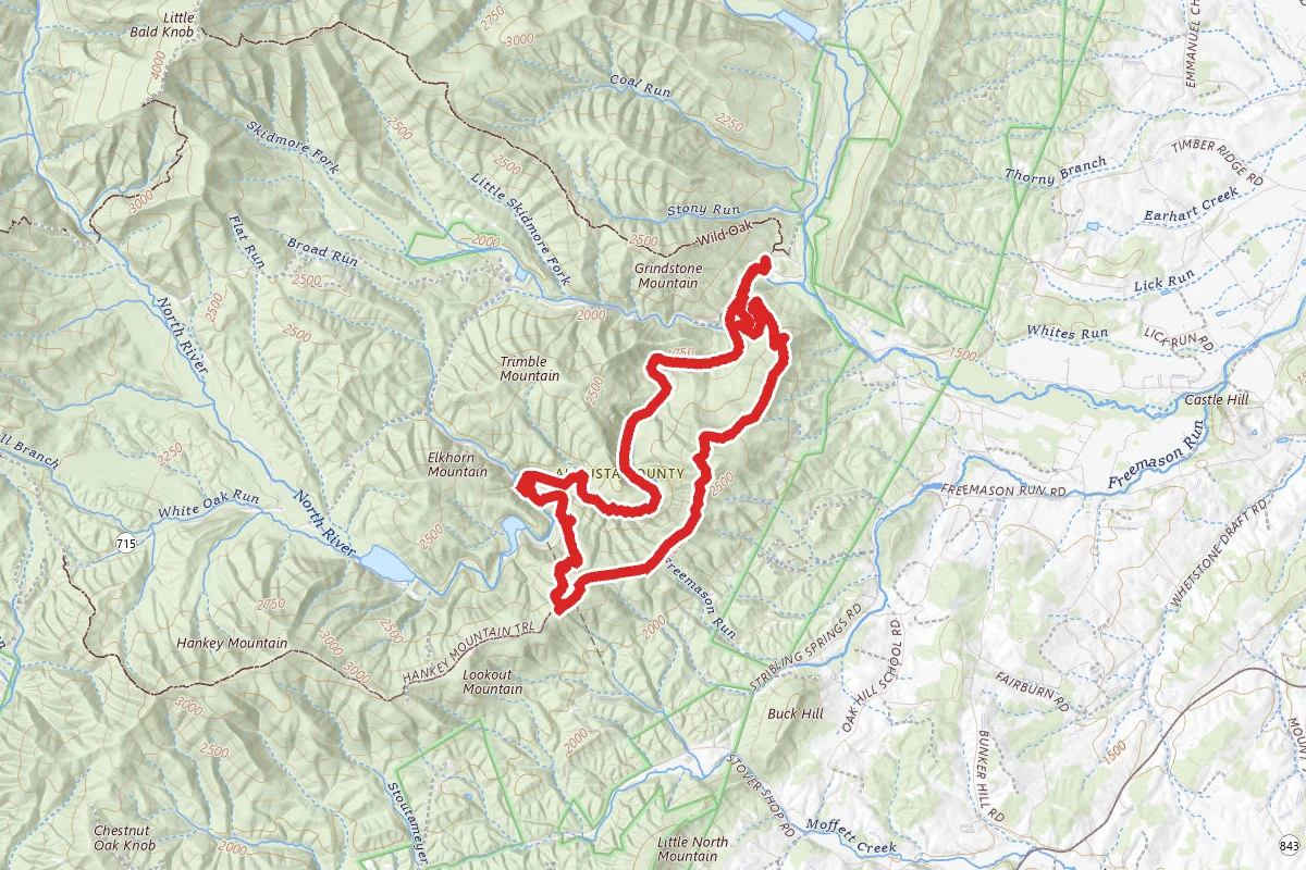 North River Gorge and Lookout Mountain