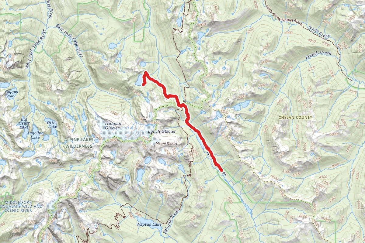 Marmot Lake Trail via Tucquala Meadows