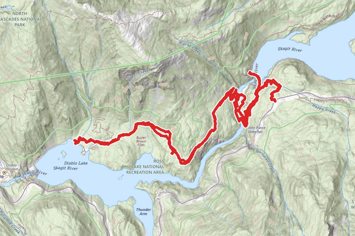 Ross Dam and Diablo Lake Trail