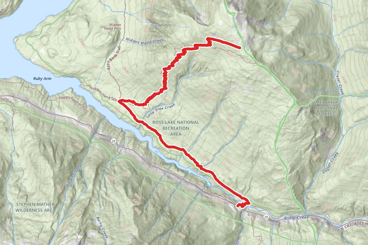 Jack's Mountain via East Bank Trail