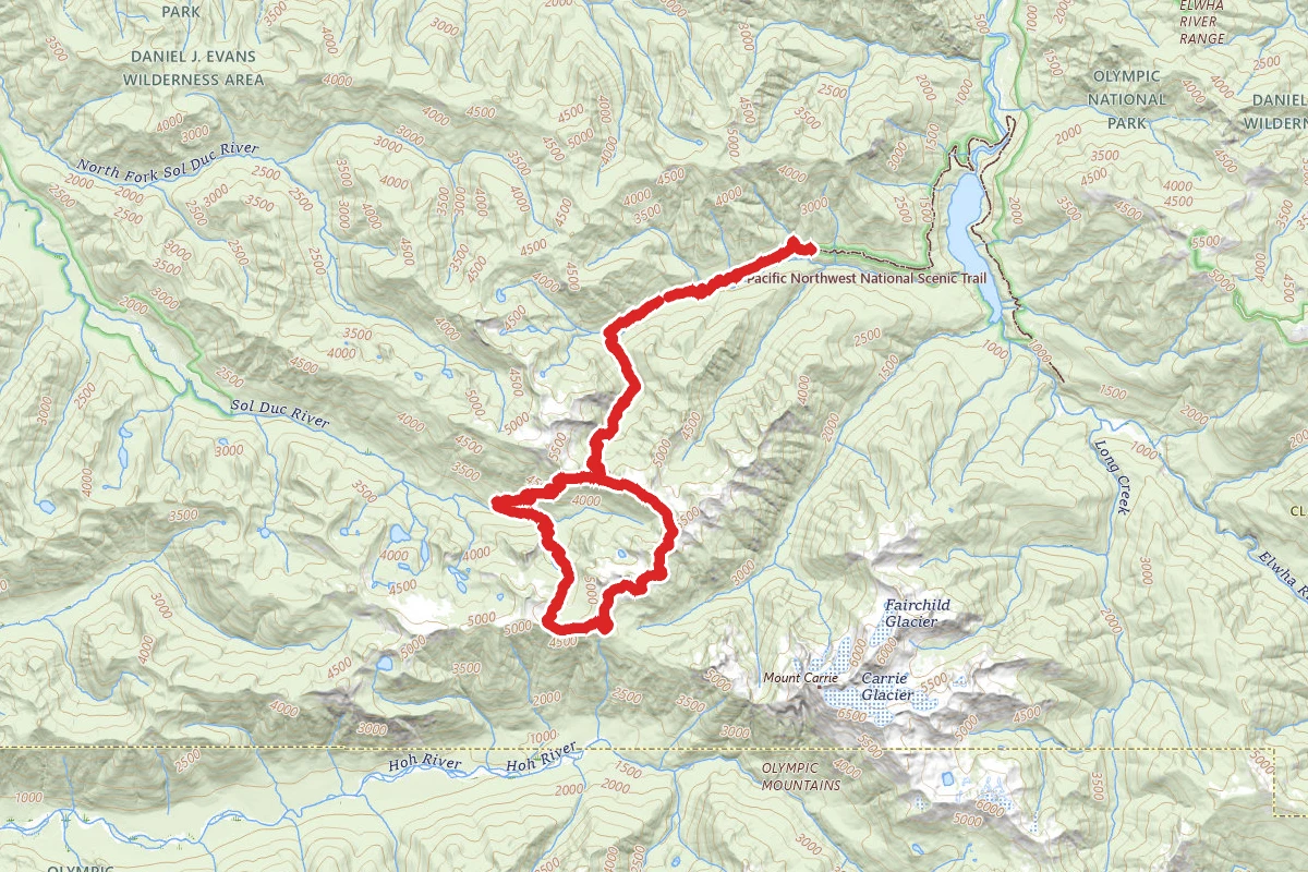 Olympic Hot Springs, Appleton Pass, and Sol Duc Loop Trail