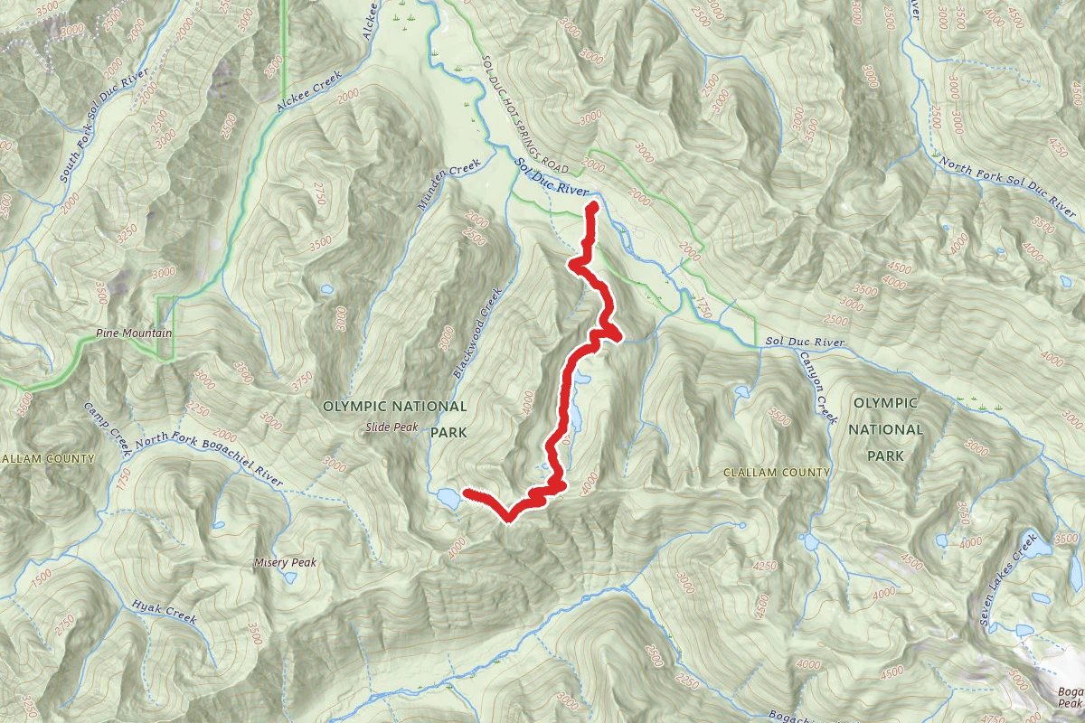 Mink Lake Trail to Blackwood Lake