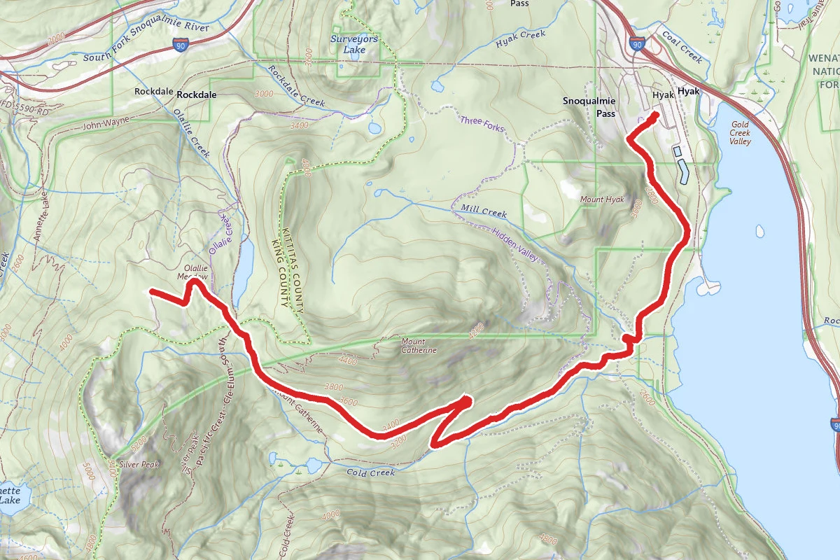 Cold Creek to Forest Road 9070