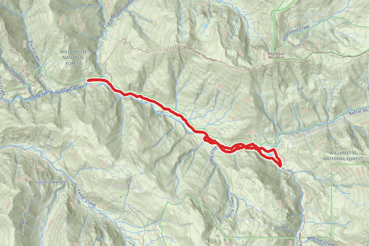 Opal Creek to Jawbone Flats Loop
