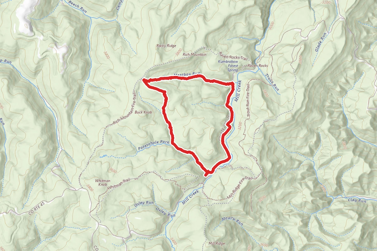 Potato Hole and Meatbox Run Trail