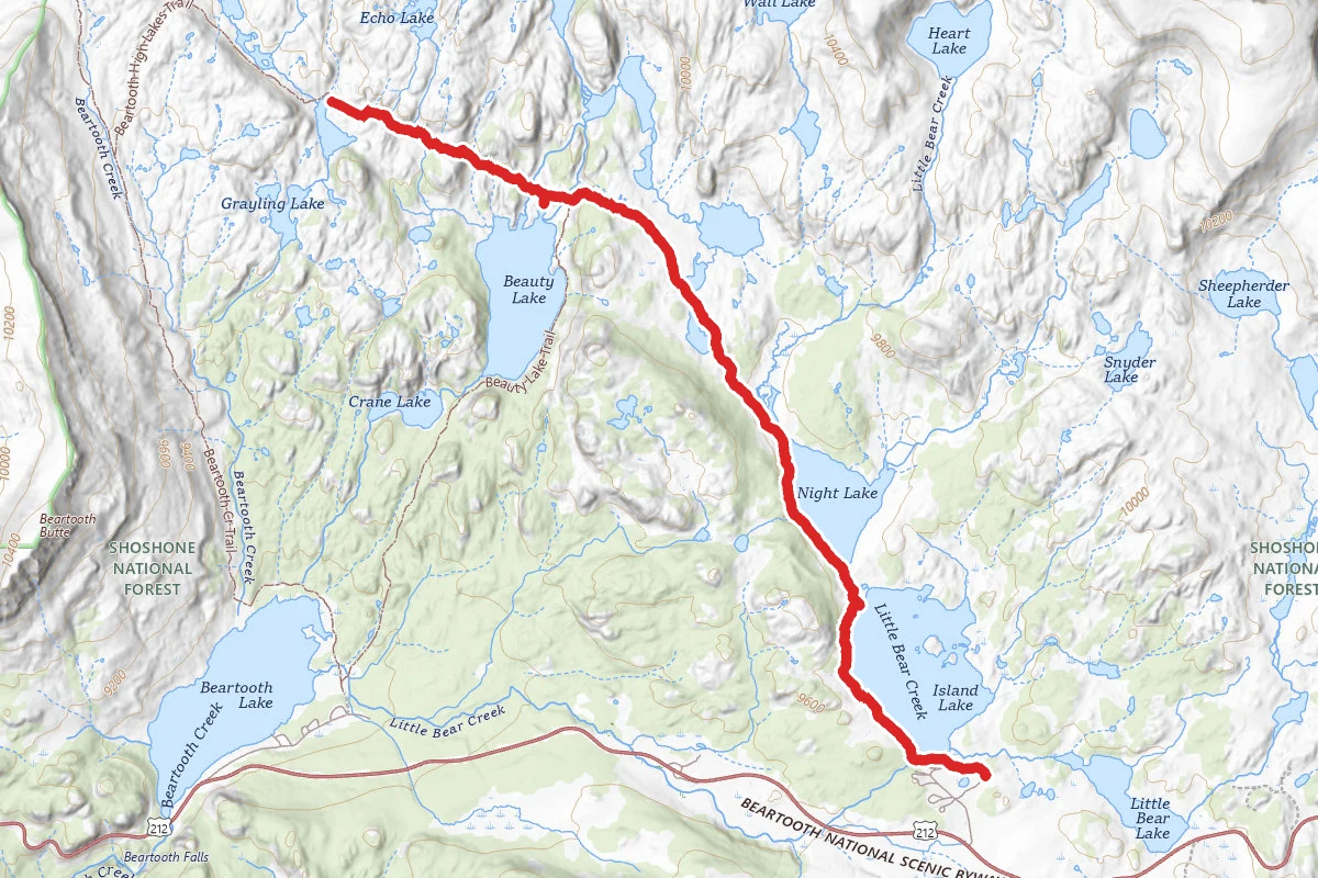 Beartooth Lake Trail
