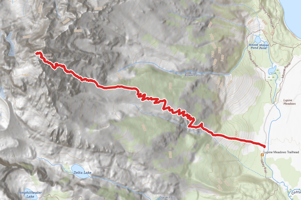 Teewinot Mountain Trail
