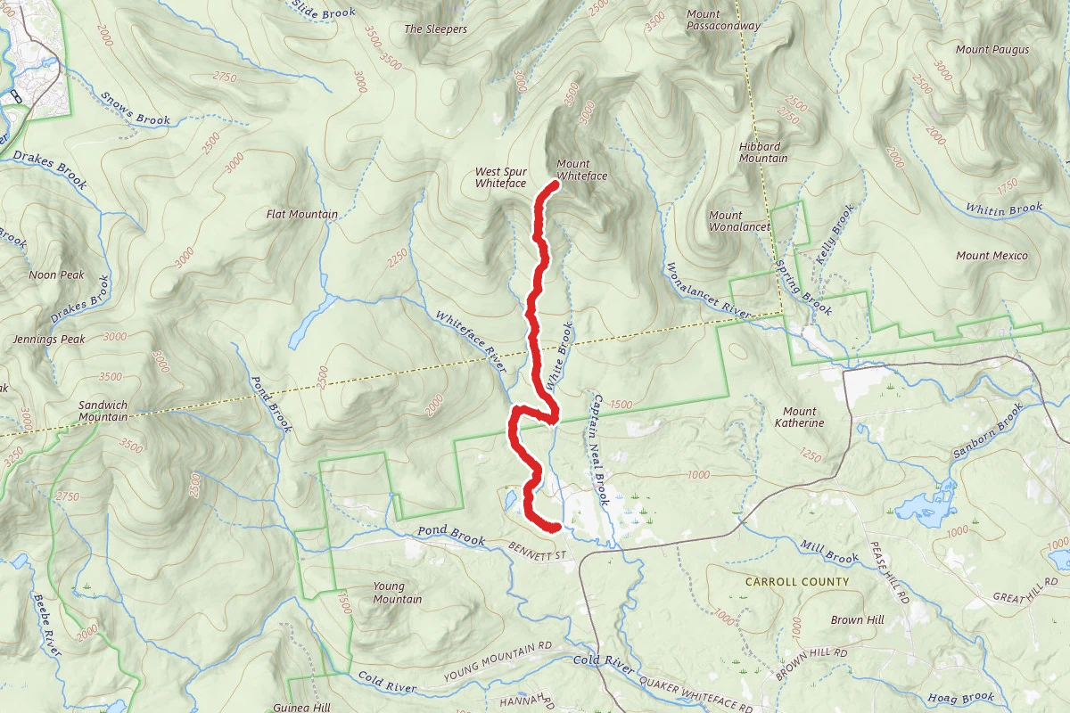 Mount Whiteface via McCrills Trail