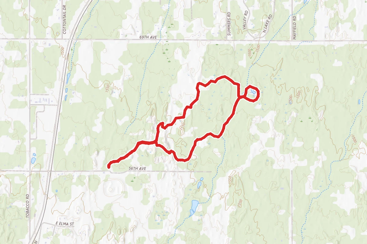 Blustem Spur and Rolling Hills Trails