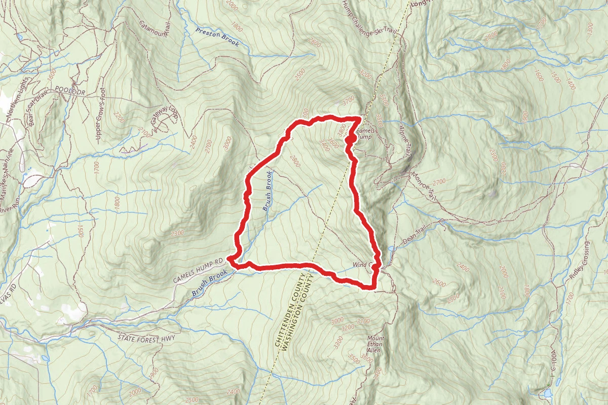 Camel's Hump Loop via Burrows Trail