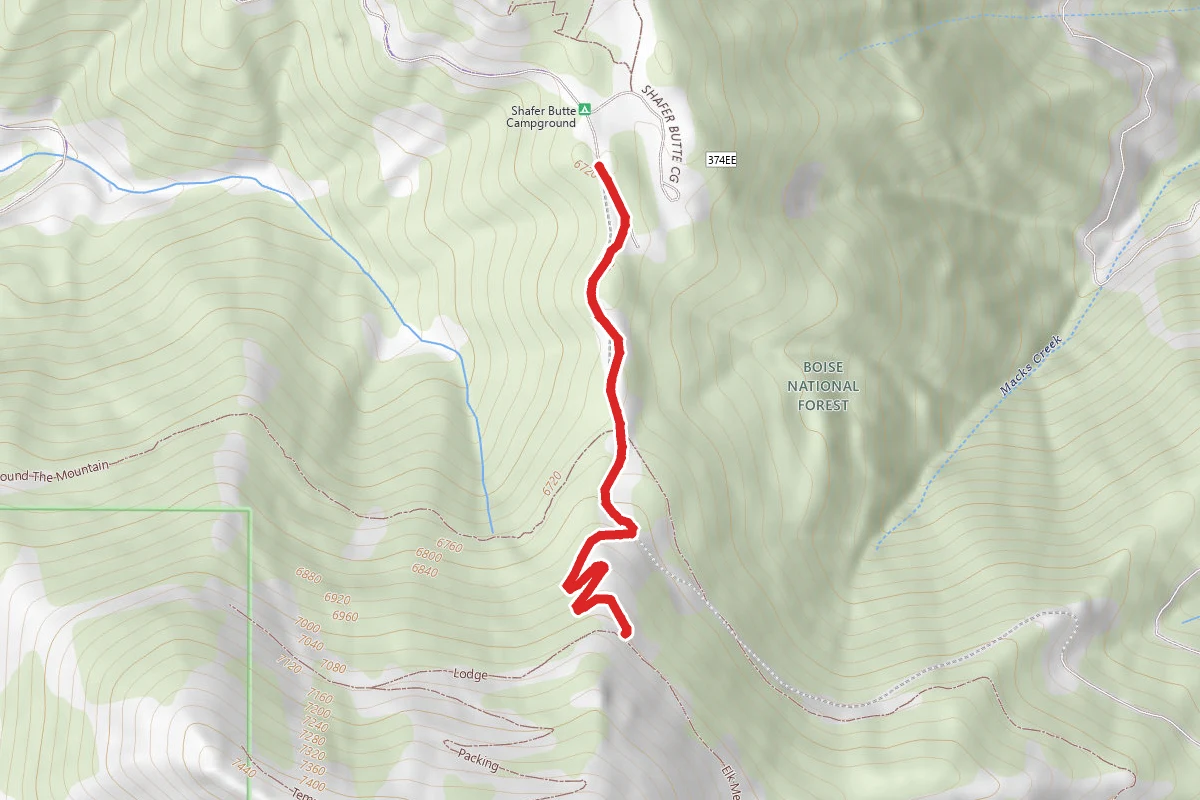 Shafer Butte Campground Trail