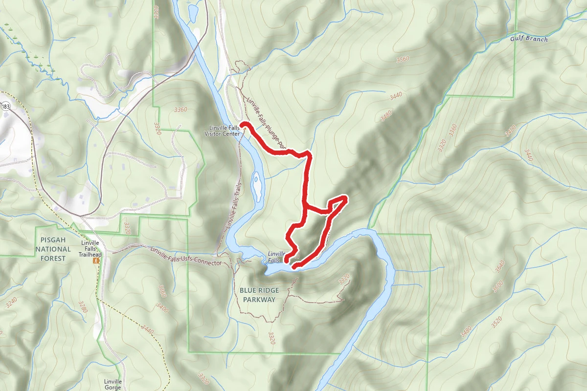 Linville Falls via Plunge Basin Trail