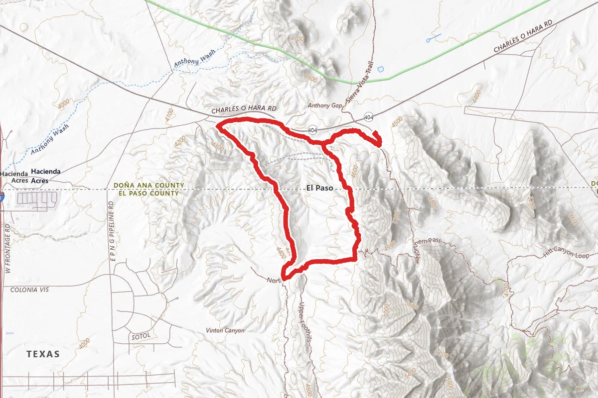 Anthony Gap-Ridge Loop Trail