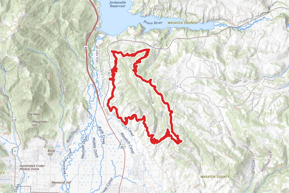 Coyote Canyon Loop from Riverview Trailhead