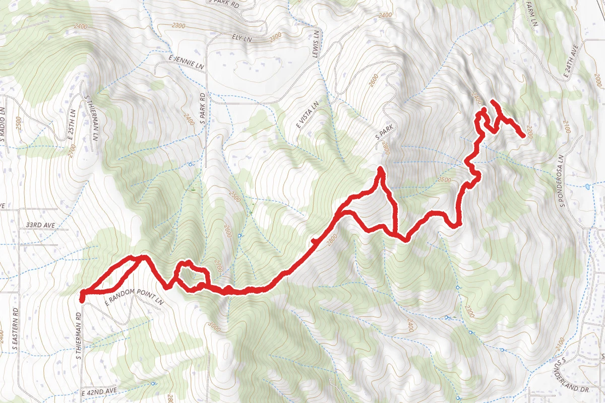 Glenrose Cliff Trails