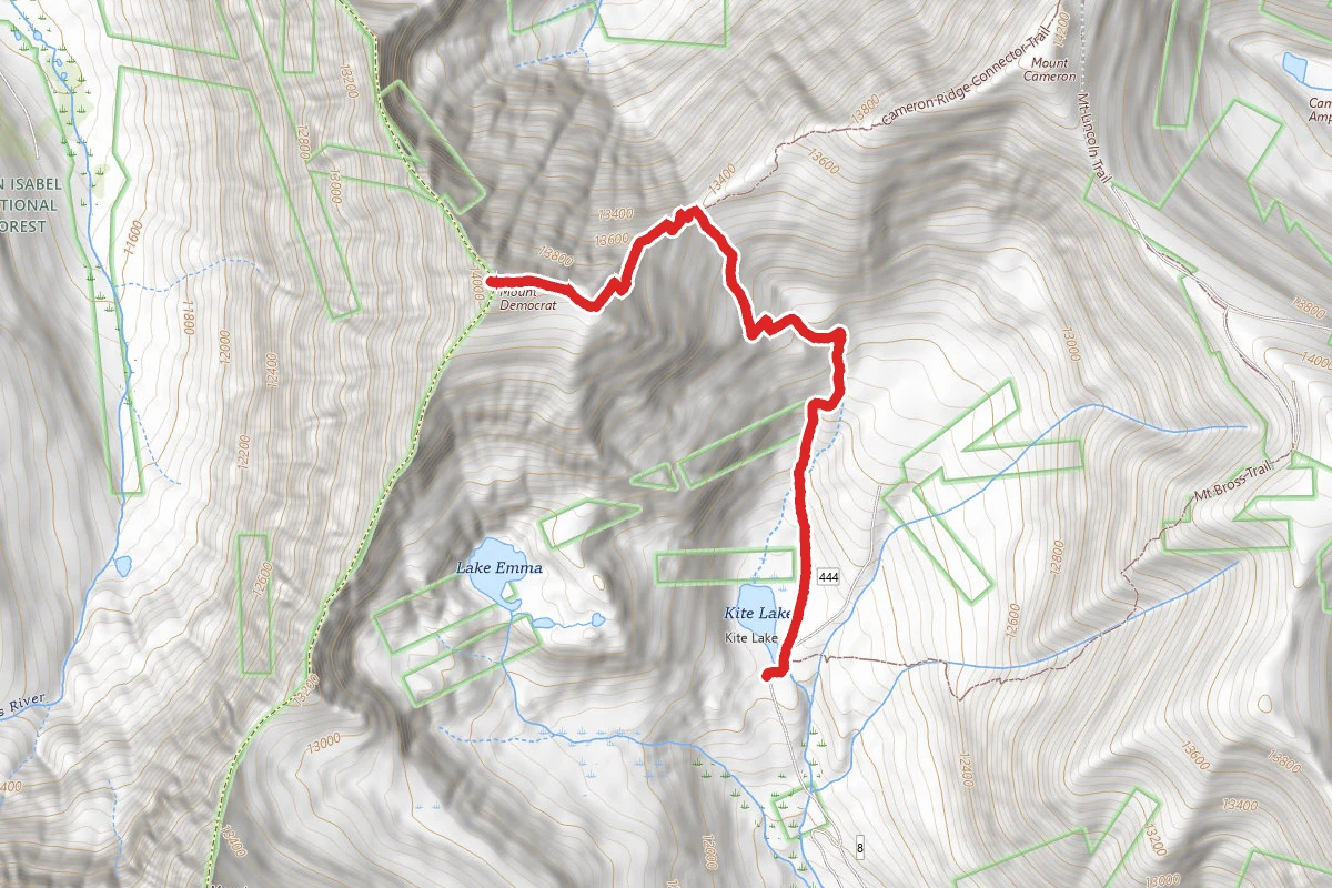 Mount Democrat via Kite Lake Trail