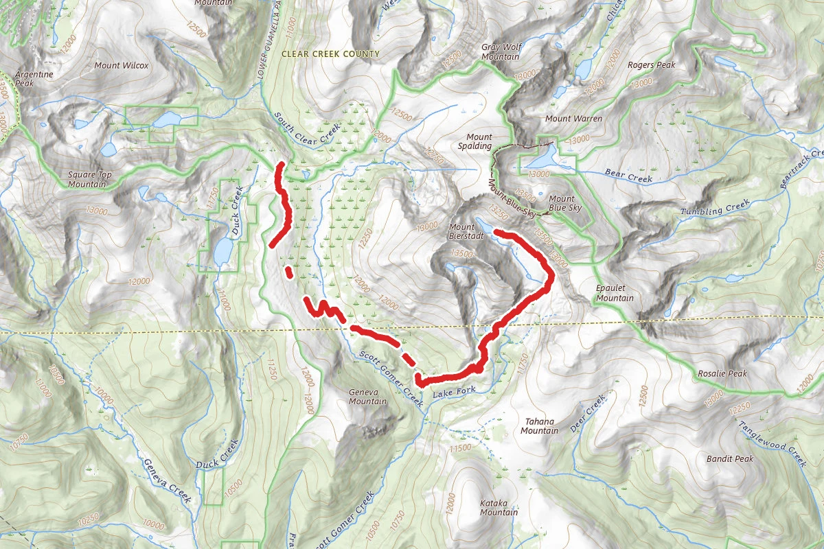 Abyss Lake via Guanella Pass & Rosalie Trail