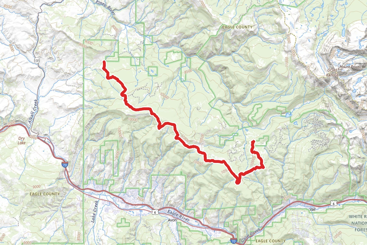 Red and White Mountain OHV Road - FSR 734