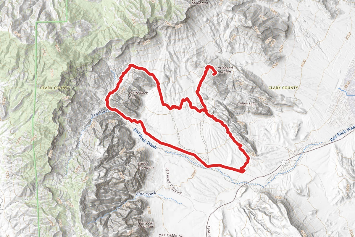 Grand Circle, Turtlehead Peak, and White Rock Loop