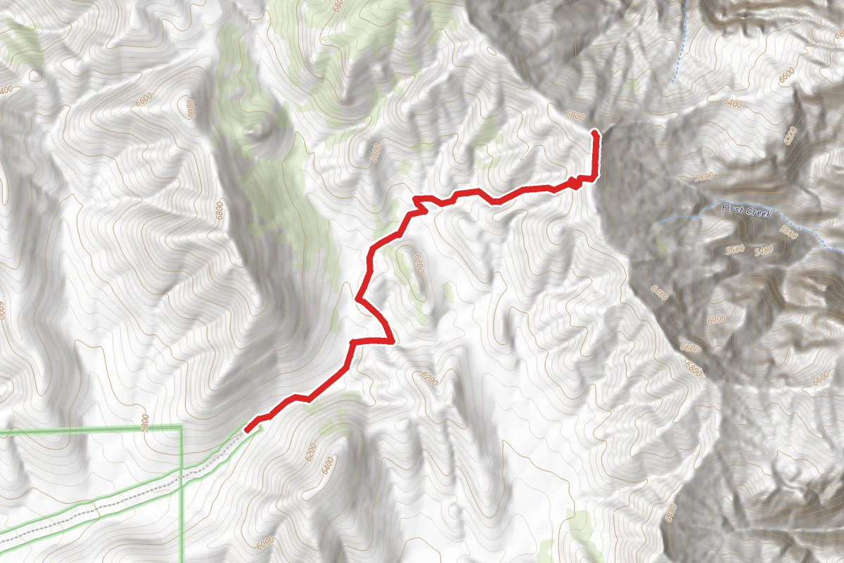 First Creek Peak via Overlook Trail