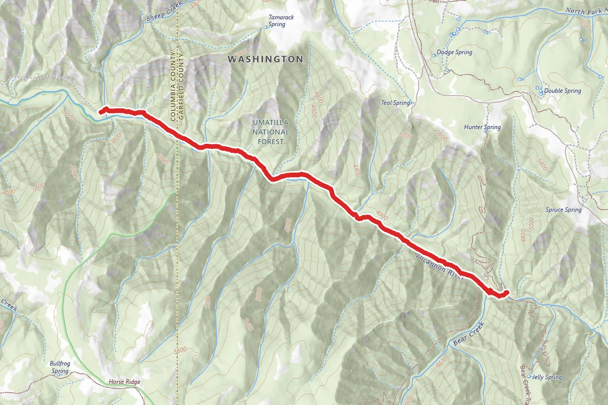 Tucannon River Trail
