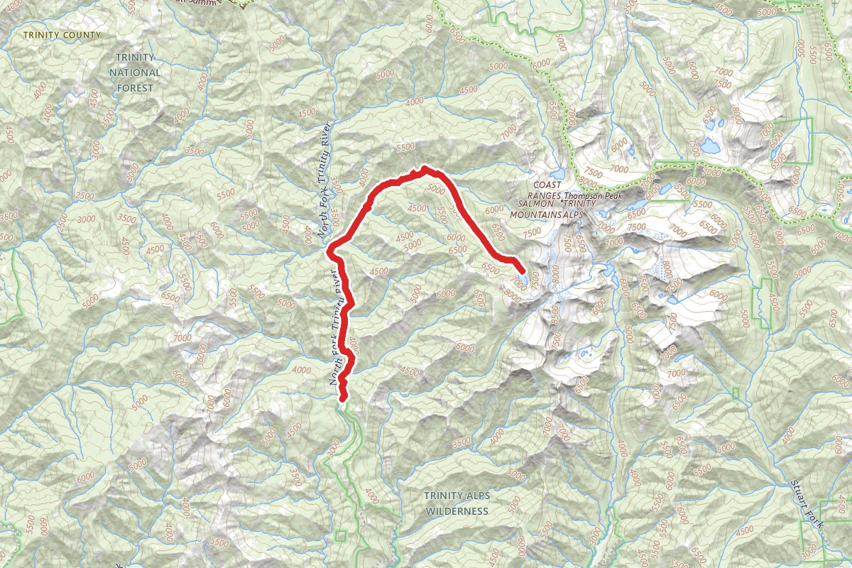 Rattlesnake Creek to Papoose Lake
