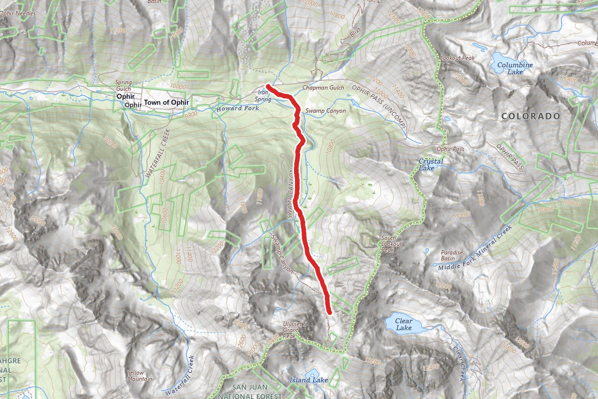 Swamp Canyon Trail