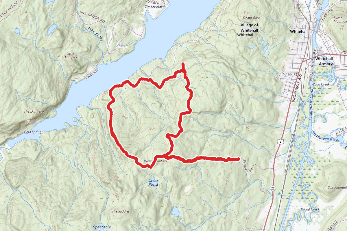 The Saddles State Forest Loop