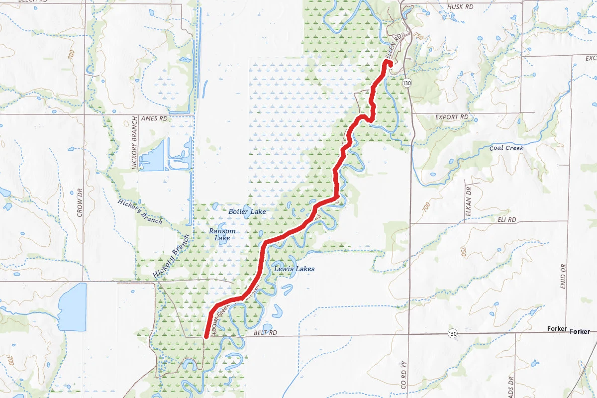 Locust Creek Riparian Trail