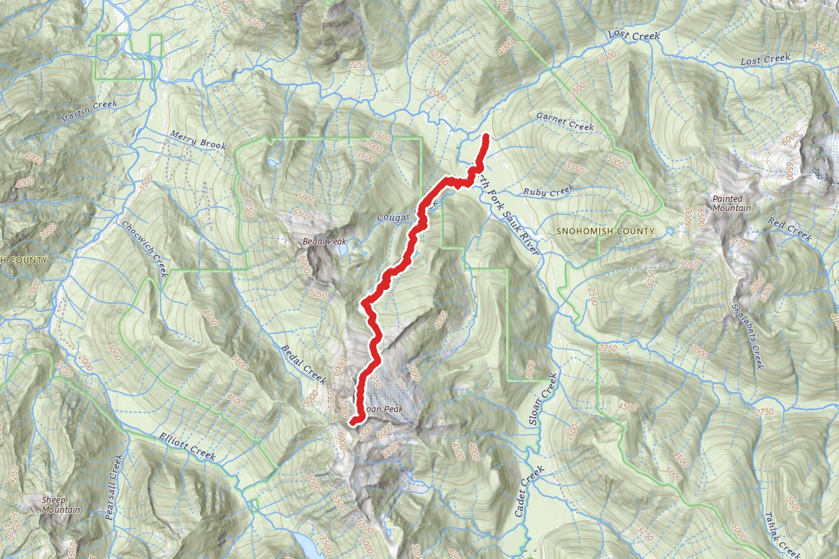 Sloan Peak Trail