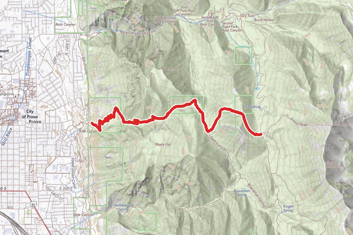 Slide Canyon Trail