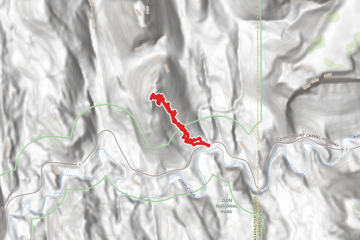 South Ariel Peak Trail