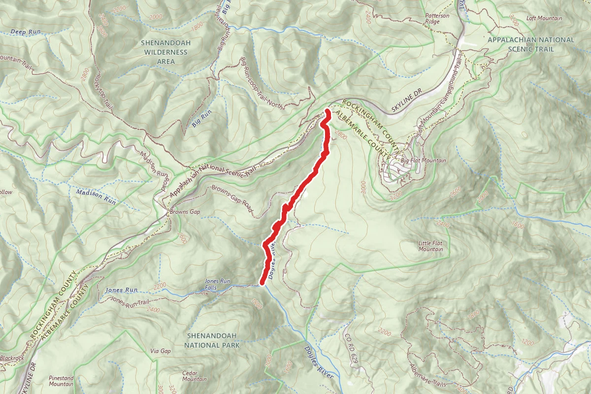 Doyles River Falls Trail