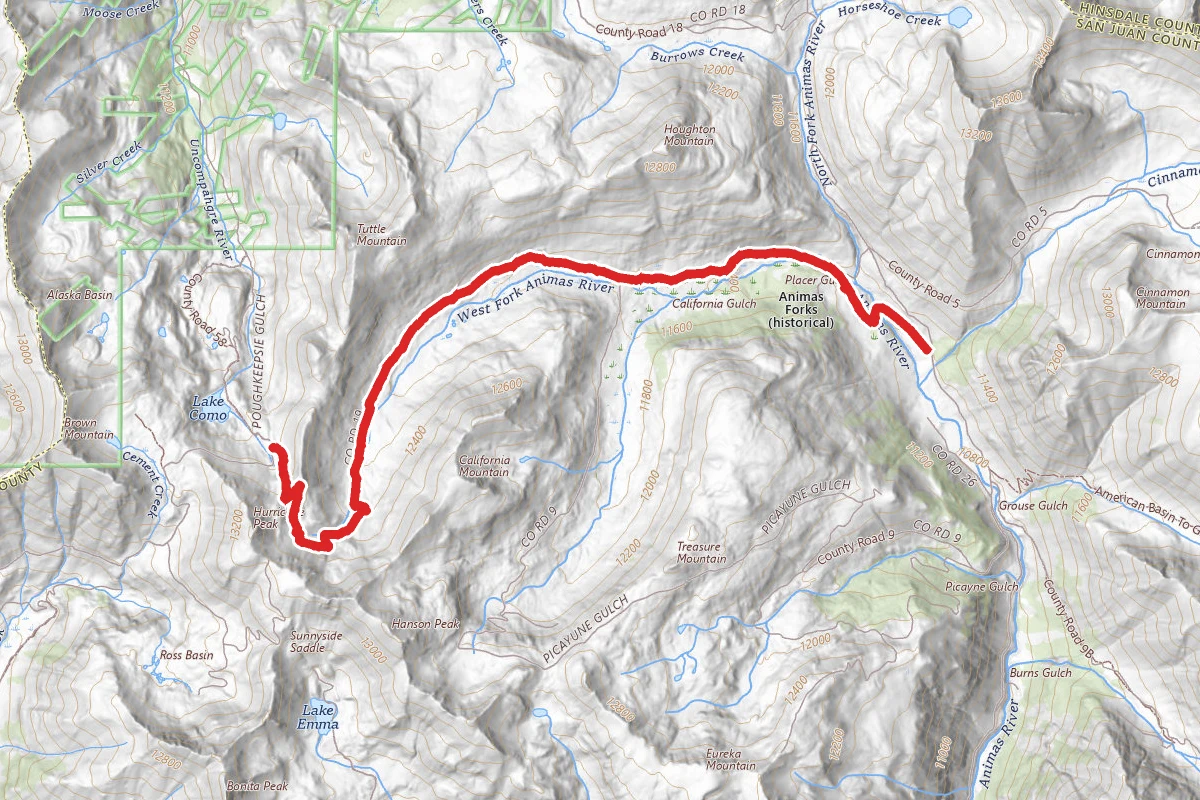 California Gulch OHV Road