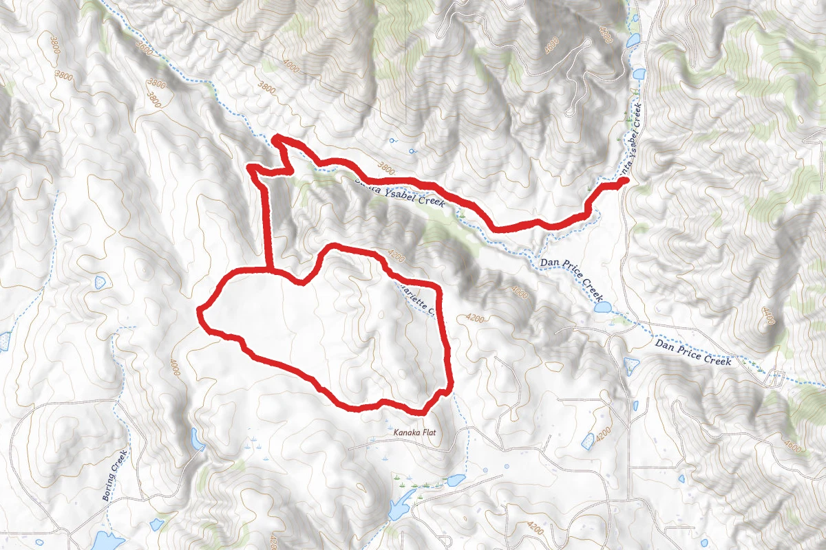 Upper Santa Ysabel Creek Trail