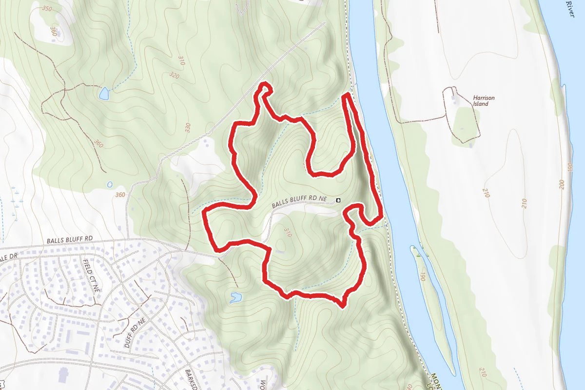 Ball's Bluff Regional Park Loop